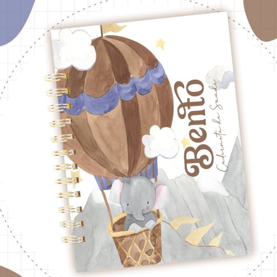 Caderneta de Saúde - Elefantinho no Balão