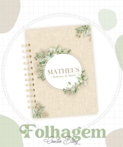 Caderneta de Saúde Folhagem Menino