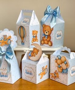 kit festa Chá de Bebê Ursinho Azul