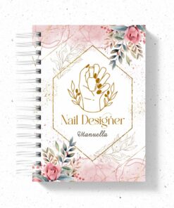 Agenda Profissões Floral Rosa - Escolha a profissão