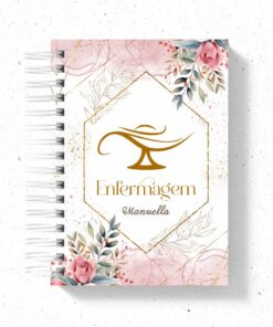 Agenda Profissões Floral Rosa - Escolha a profissão