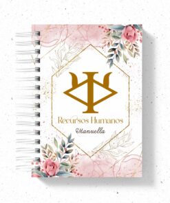 Alternative view of Agenda Profissões Floral Rosa - Escolha a profissão