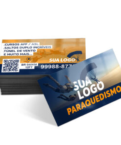 CARTÕES DE VISITA COUCHÊ 300G VERNIZ UV VERNIZ UV TOTAL FRENTE E VERSO - 4X4 -1000 unidades