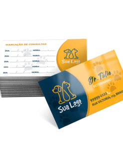 CARTÕES DE VISITA COUCHÊ 250G VERNIZ UV VERNIZ UV TOTAL FRENTE - 4X4 - 250 unidades