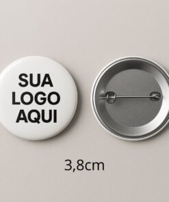 Botton com alfinete 3,8 cm