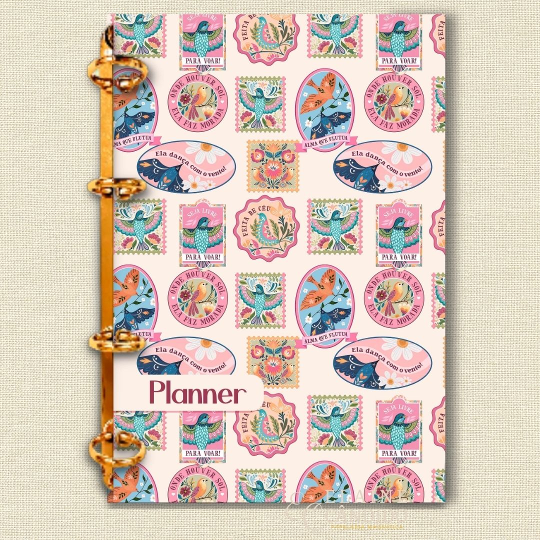 Planner Fichário 2026 – Pássaros - Imagem 32
