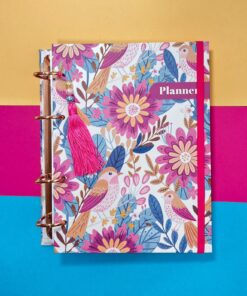 Planner Fichário 2026 – Pássaros 