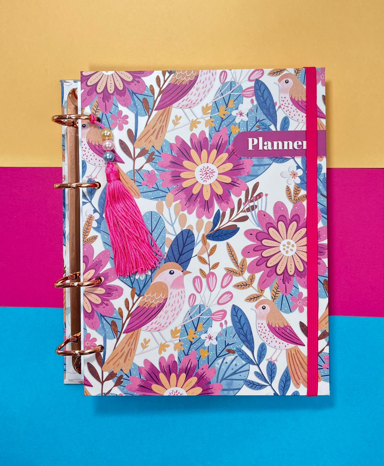 Planner Fichário 2026 – Pássaros