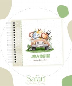 Livro do Bebê - Safari Verde Clean