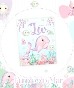 Porta Documentos - Fundo do Mar Lilás