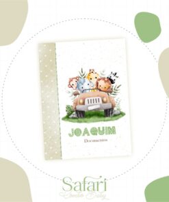Porta Documentos Safari Verde Clean