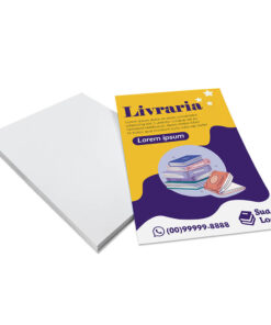Panfletos Couchê 90g 10x14cm Sem Verniz 4x0 1000 unidades