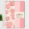 Agenda Personalizada Floral Rosê