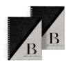 Agenda Masculina Personalizada Marble Black