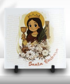 Azulejo Personalizado Santa Bárbara
