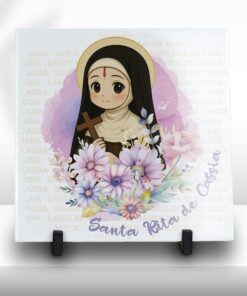 Azulejo Personalizado Santa Rita de Cássia