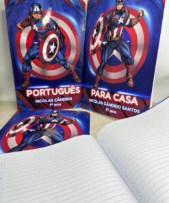 Alternative view of Cadernos Brochura Personalizado 123 - CAPA FLEXÍVEL - GRANDE