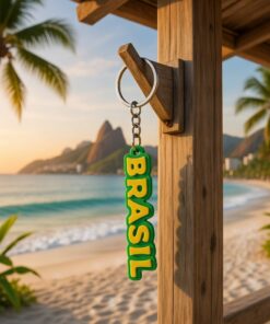 Chaveiro 3D Brasil