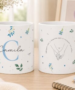 Caneca de Porcelana - Amizade Alfabeto