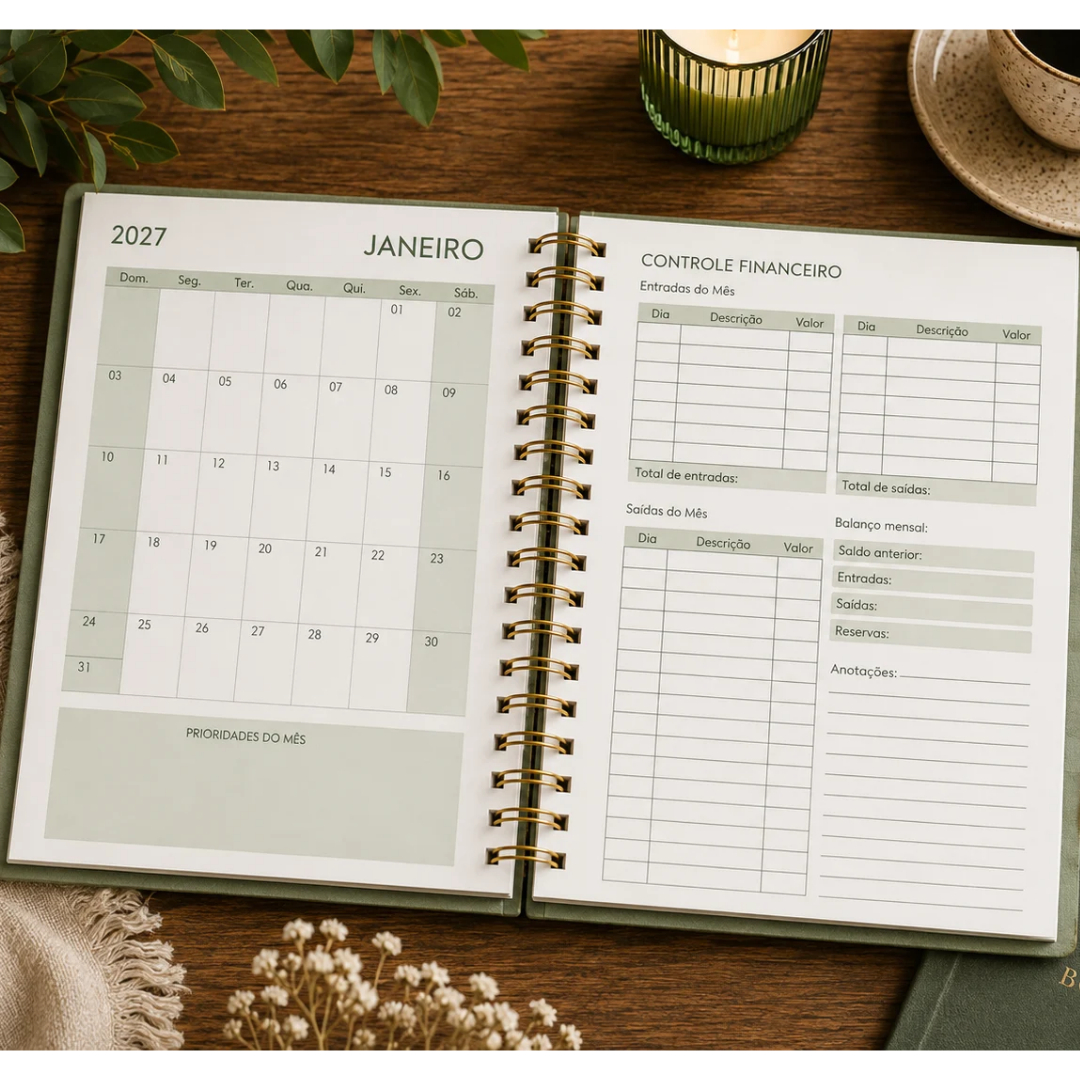 Agenda 2027 Botanical Bee | Coleção Chapters - Imagem 3